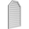 Ekena Millwork Octagonal Top Surface Mount PVC Gable Vent w/ 2"W x 1-1/2"P Brickmould Frame, 28"W x 40"H GVPOT28X4002SN - alternate 2